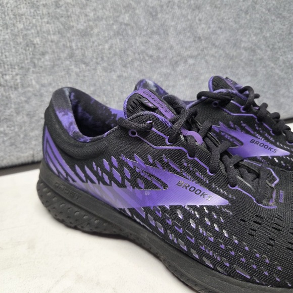 Brooks Shoes Mens 11 D Black Purple Ghost 13 Running Sneakers 1103481D098